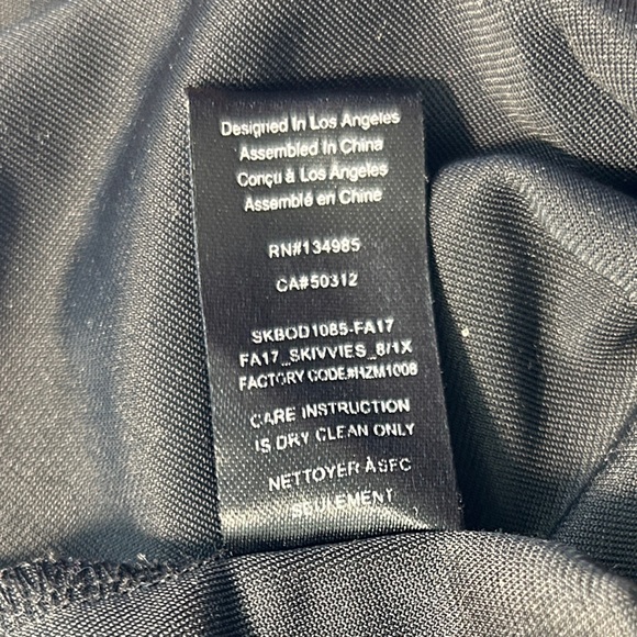 For Love & Lemons Skivvies Lula Bodysuit in Black Women’s Size Small S - Picture 12 of 13